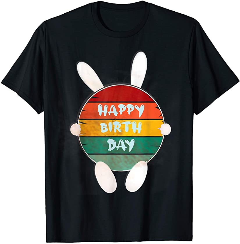 Retro bunny Vintage novelty birthday Gift T-Shirt