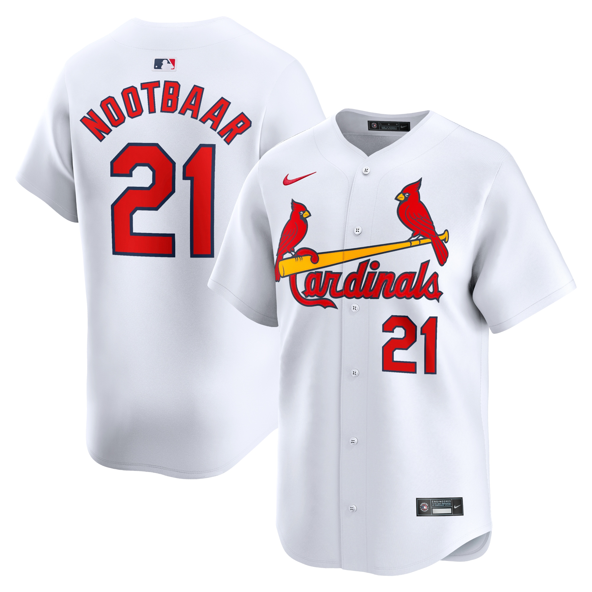 Lars Nootbaar St. Louis Cardinals Home Limited Player Jersey – White