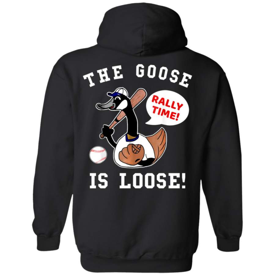 Funny Boys Rally Goose Baseball Back print Pullover Hoodie