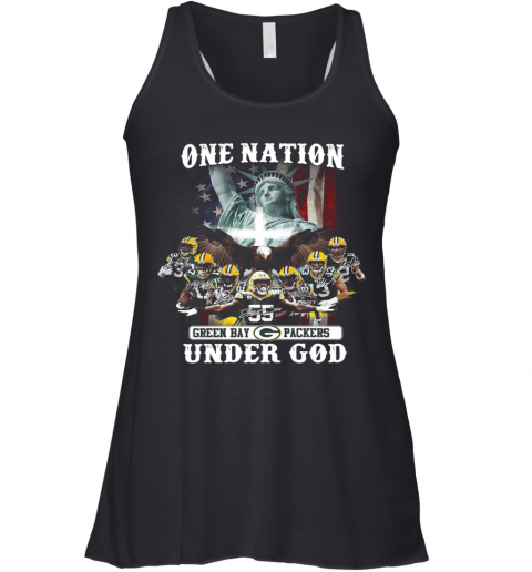 One Nation Green Bay Packers Under God Signature Racerback Tank