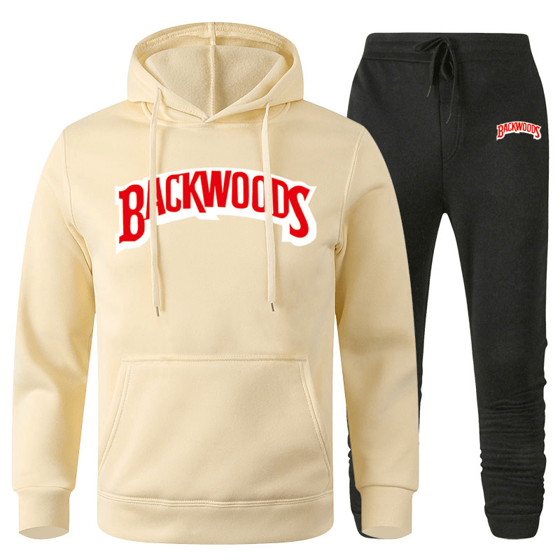 Backwoods Hoodie Set Tracksuit Sportswear Hoodies & Pants 2 Pcs Set