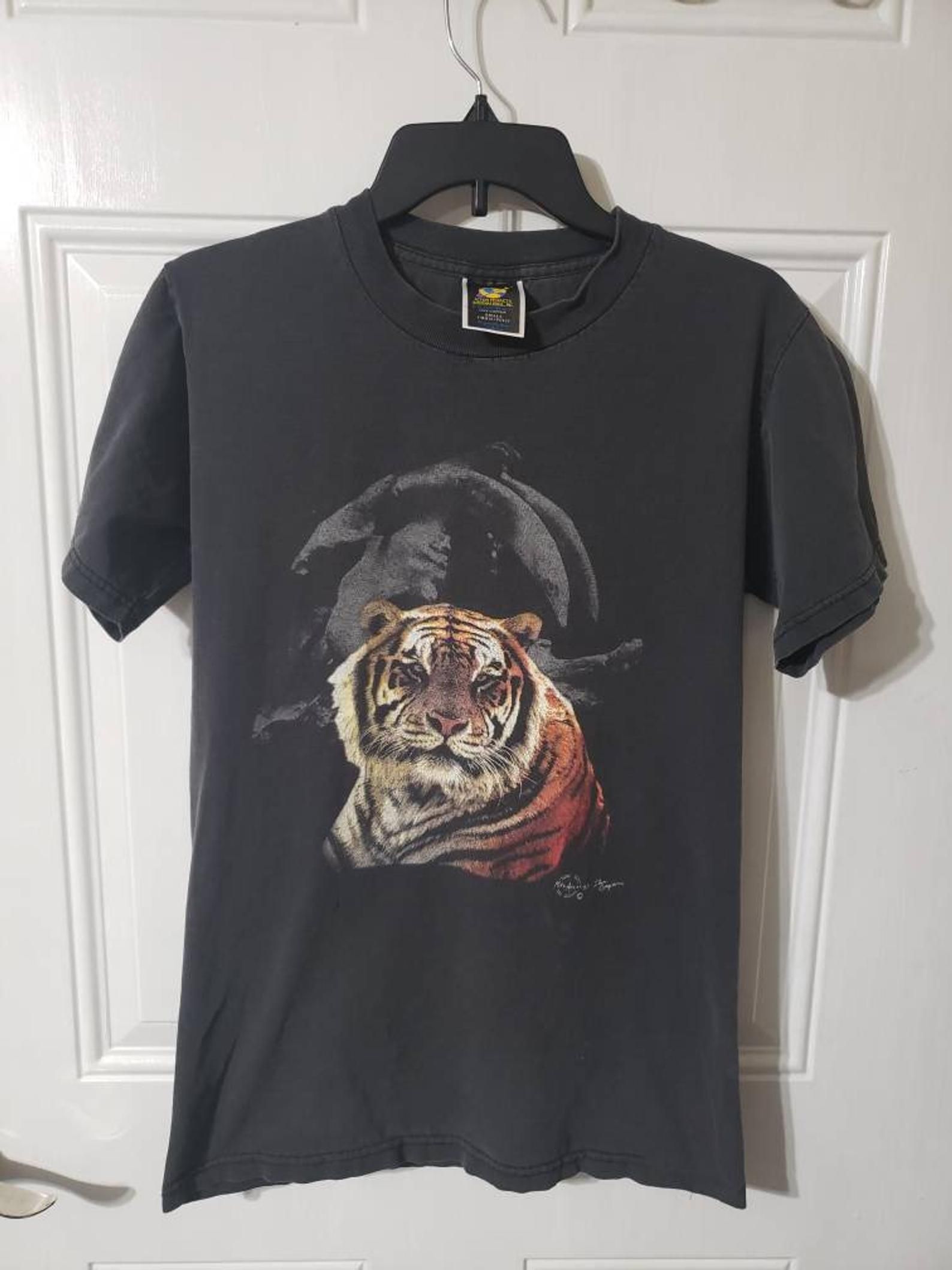 Vintage 90S Vintage Bimbo Bengal Tiger T-Shirt S