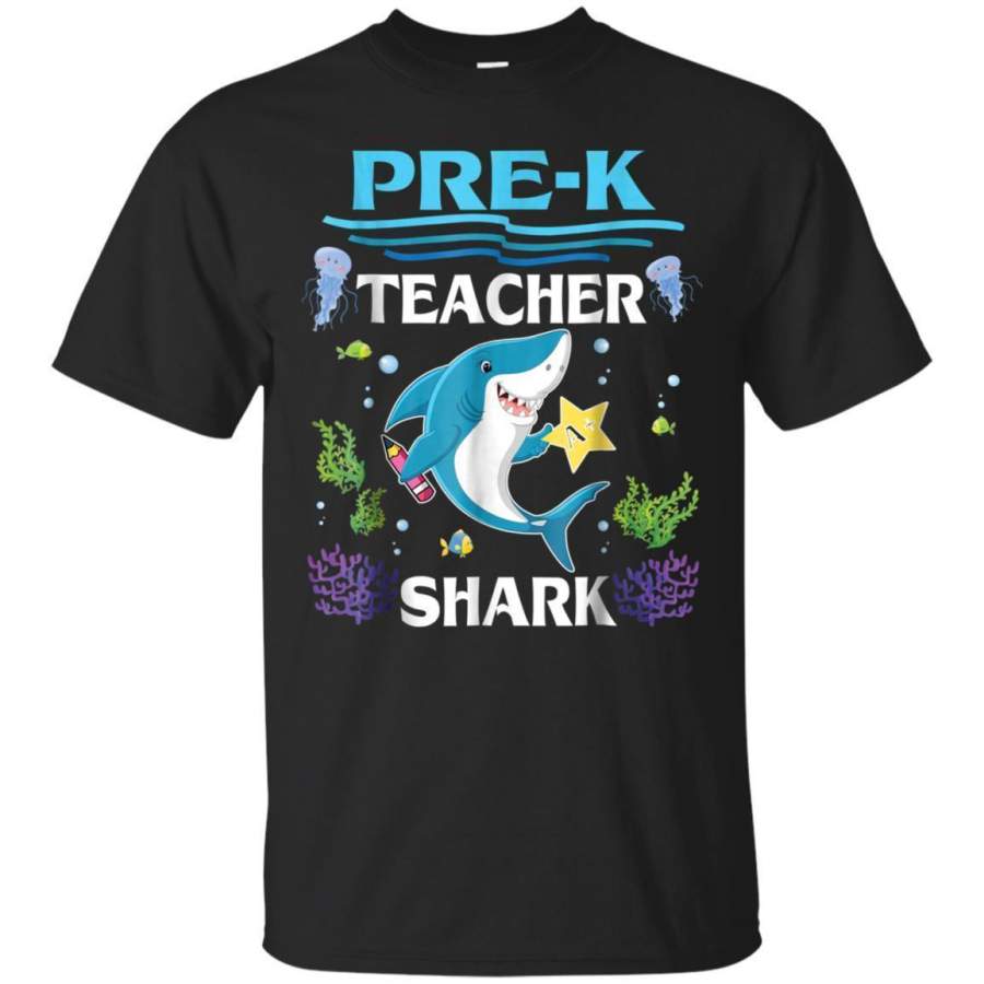 AGR Cute Moss Shrimp Fish In The Sea Prek Teacher Shark Tshirt Jaq T-shirt