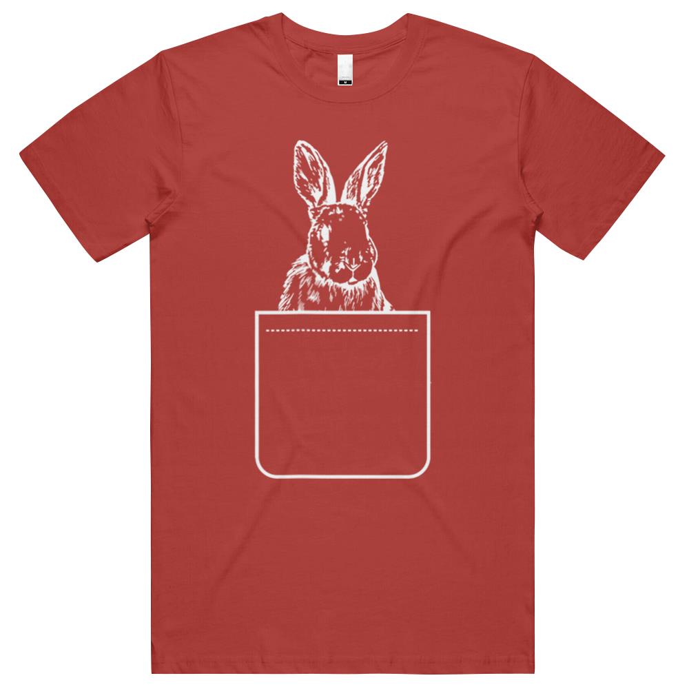 Bunny In Your Pocket Easter Rabbit T Shirts