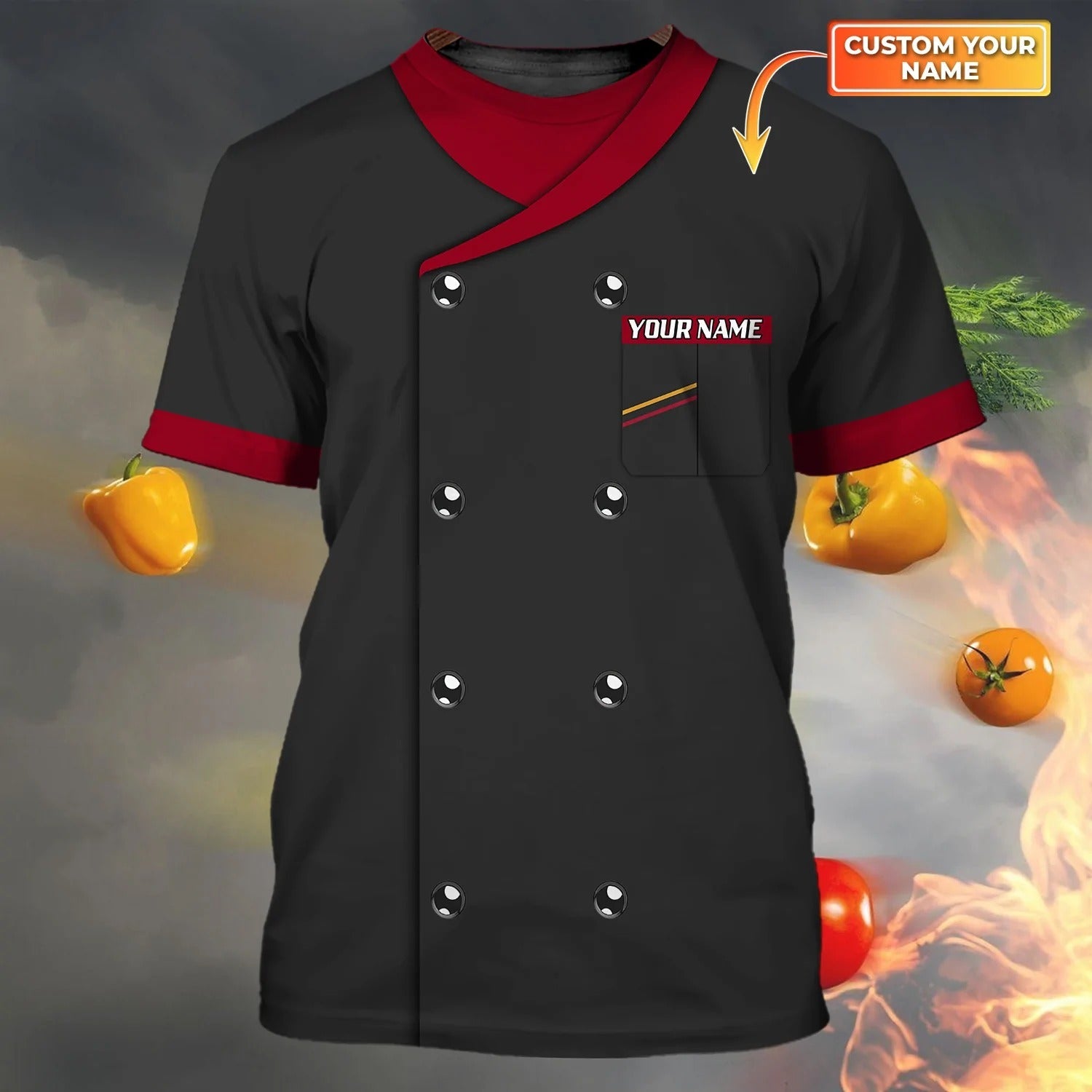 Custom Chef Shirt For Him, Women Chef T Shirt, 3D All Over Printed Master Chef T Shirt