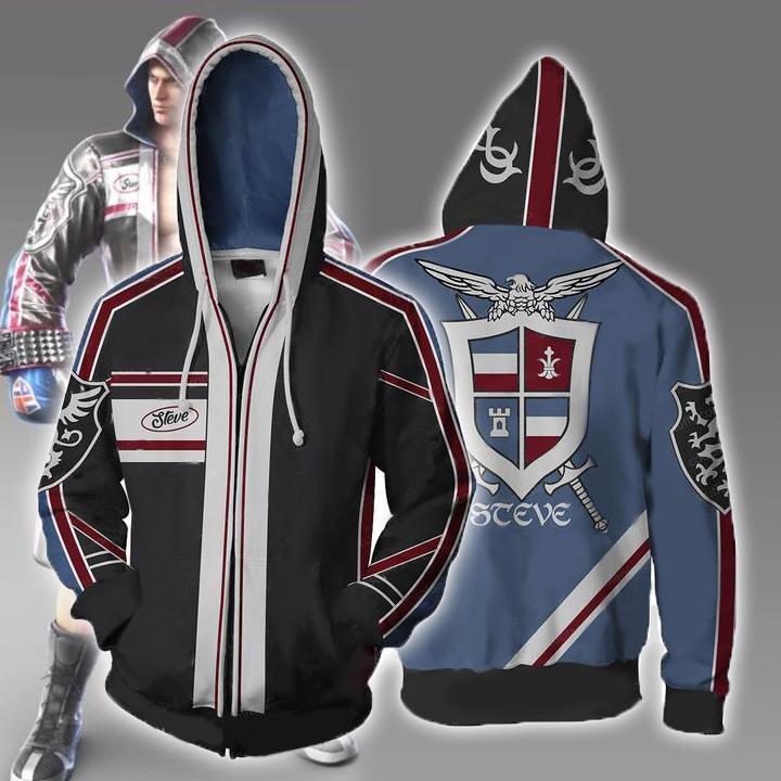 Tekken Hoodies – Tekken 7 Steve Fox Hoodie