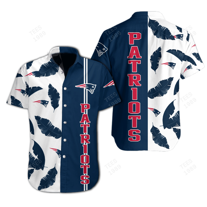 New England Patriots Hawaii Shirt & Shorts Bg79