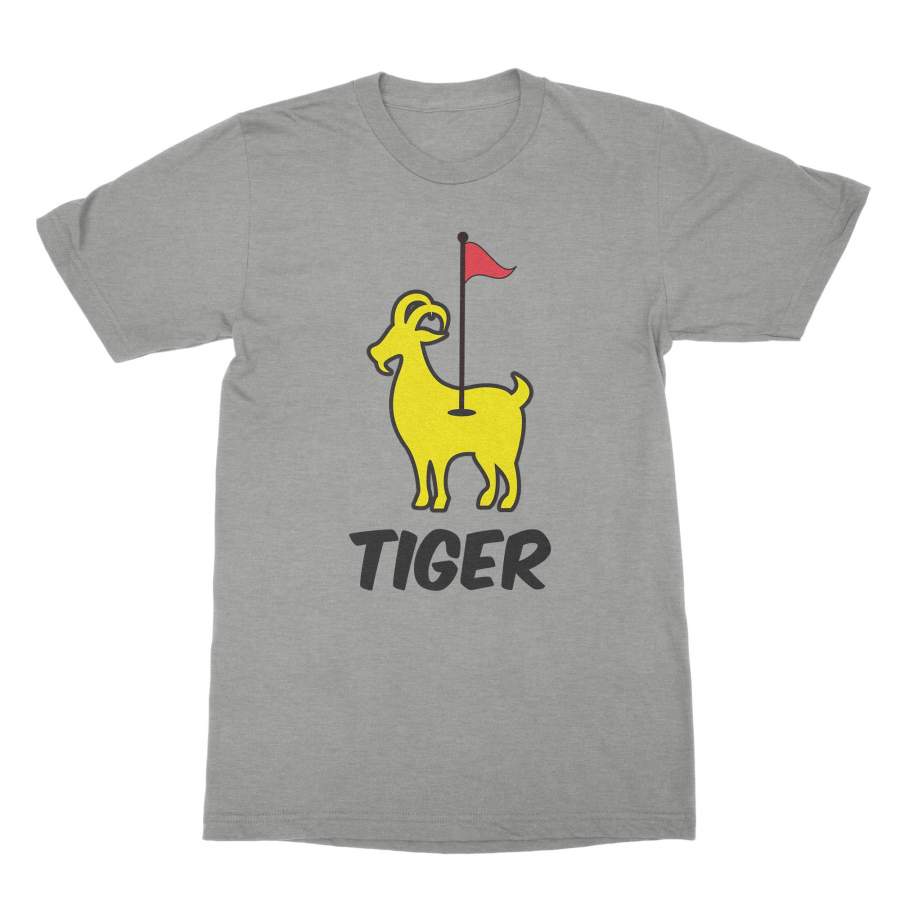 Tiger Goat T Shirt Green Tiger Goat Masters Shirt