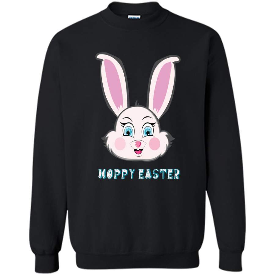 Cute Bunny Easter Day Shirt for Women and Kids1 Printed Crewneck Pullover Sweatshirt 8 oz