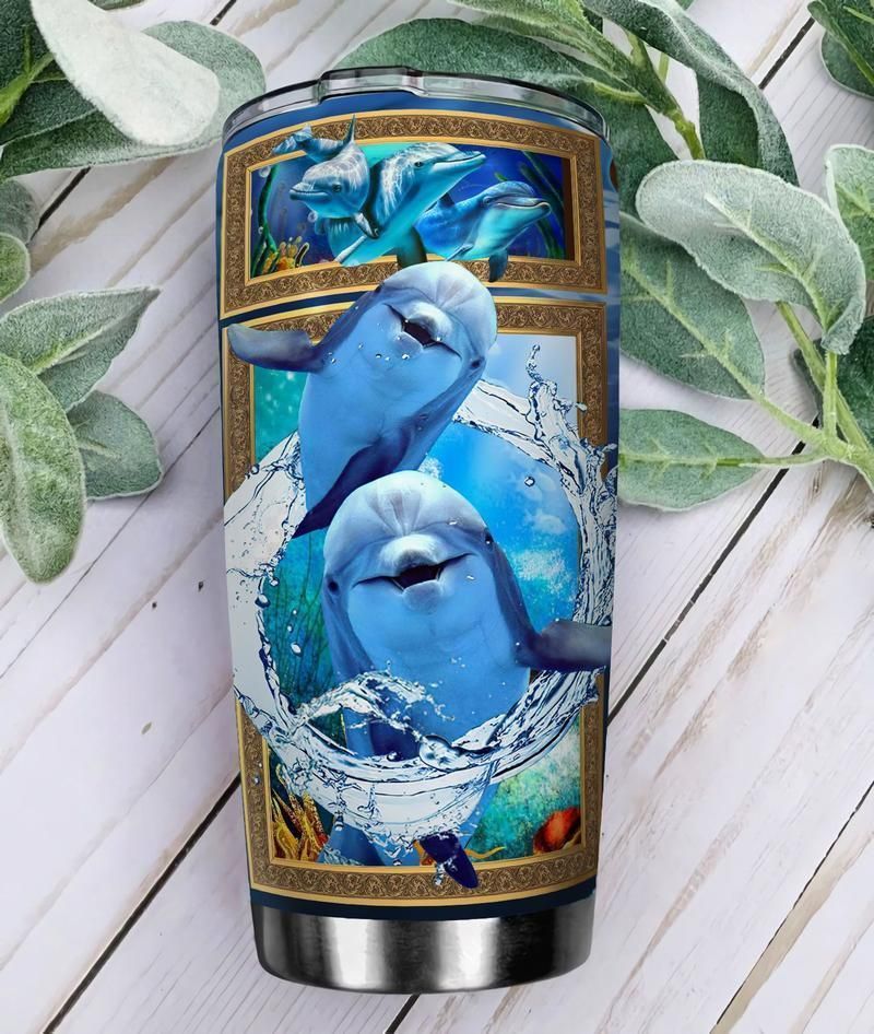 Dolphin Family Love Tumbler All Over Print Size 20Oz-30Oz