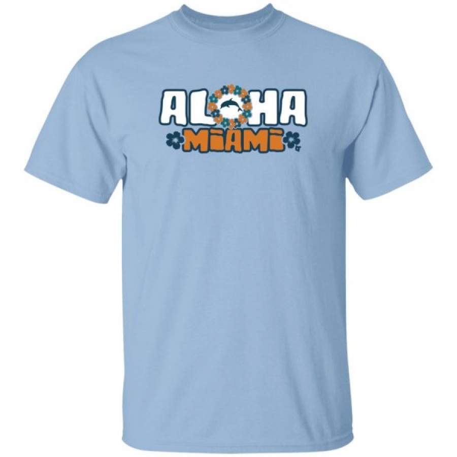 Aloha miami t shirt Tua Tagovailoa Dolphins tee shirt hoodie sweatshirt light blue