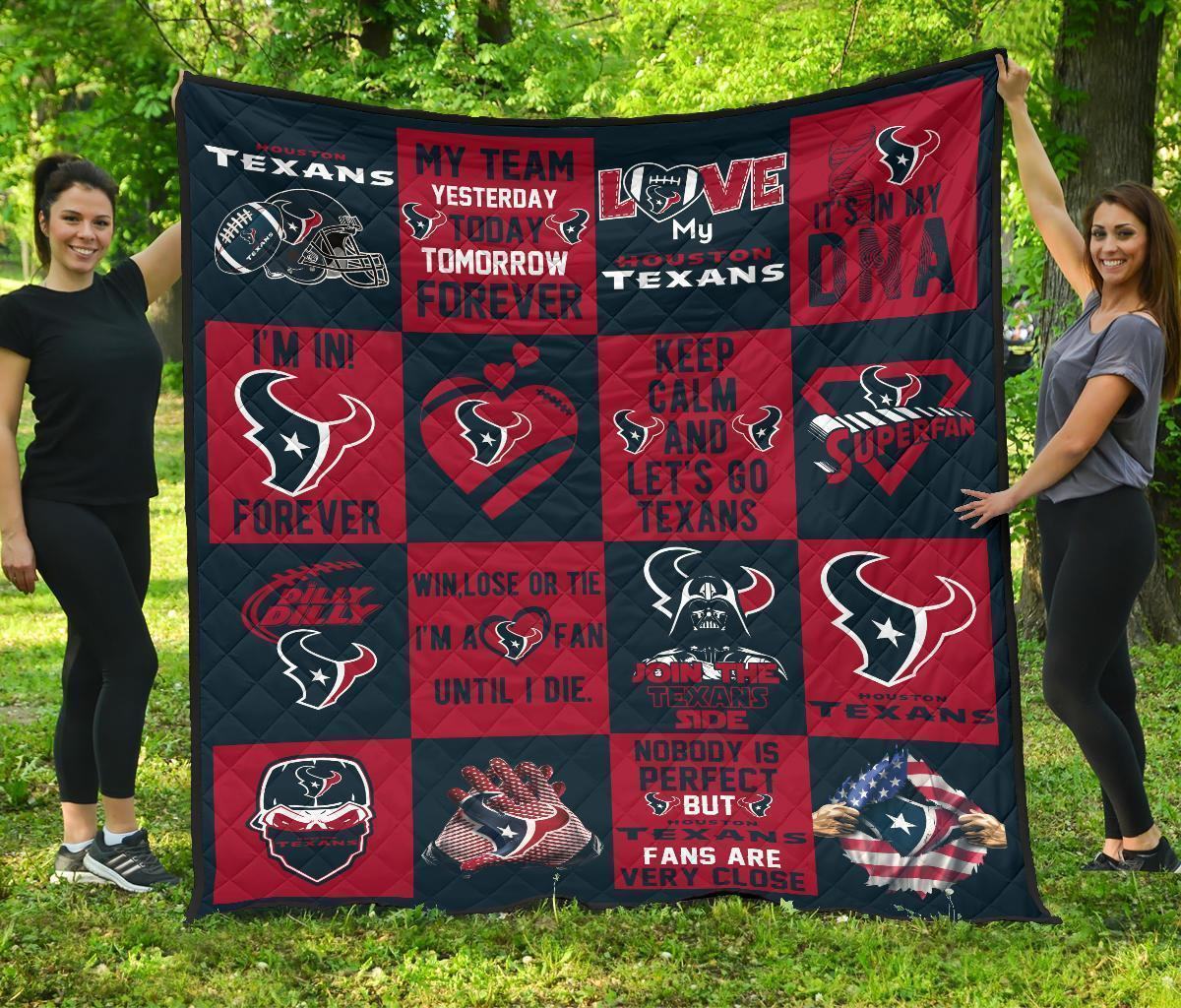 Fan Houston Texans Quilt Blanket Amazing Gift Idea