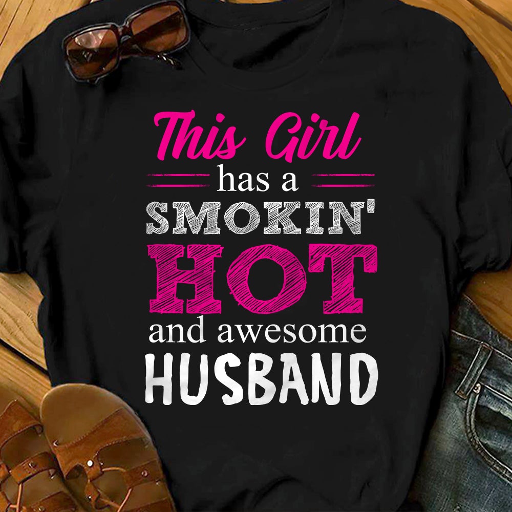 Couple Husband Wife Hot And Awesome T Shirt TID DB254 81O34