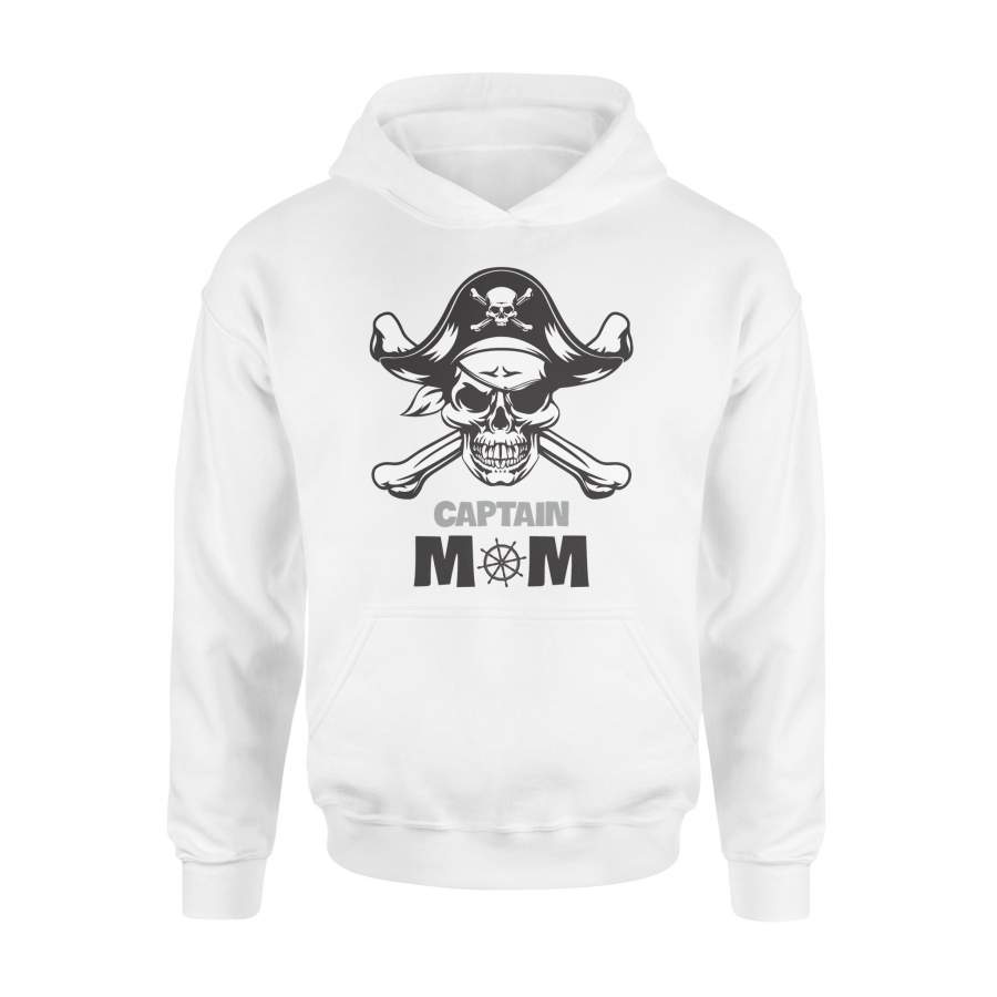 Captain Pirate Mom Scary Hallween Halloween Hoodie