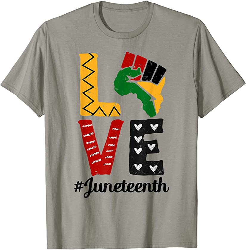 Africa Love Juneteenth African Pride gift T-Shirt