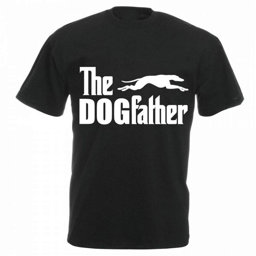 The Dogfather Greyhound Dog Funny Themed Men’s T-shirt