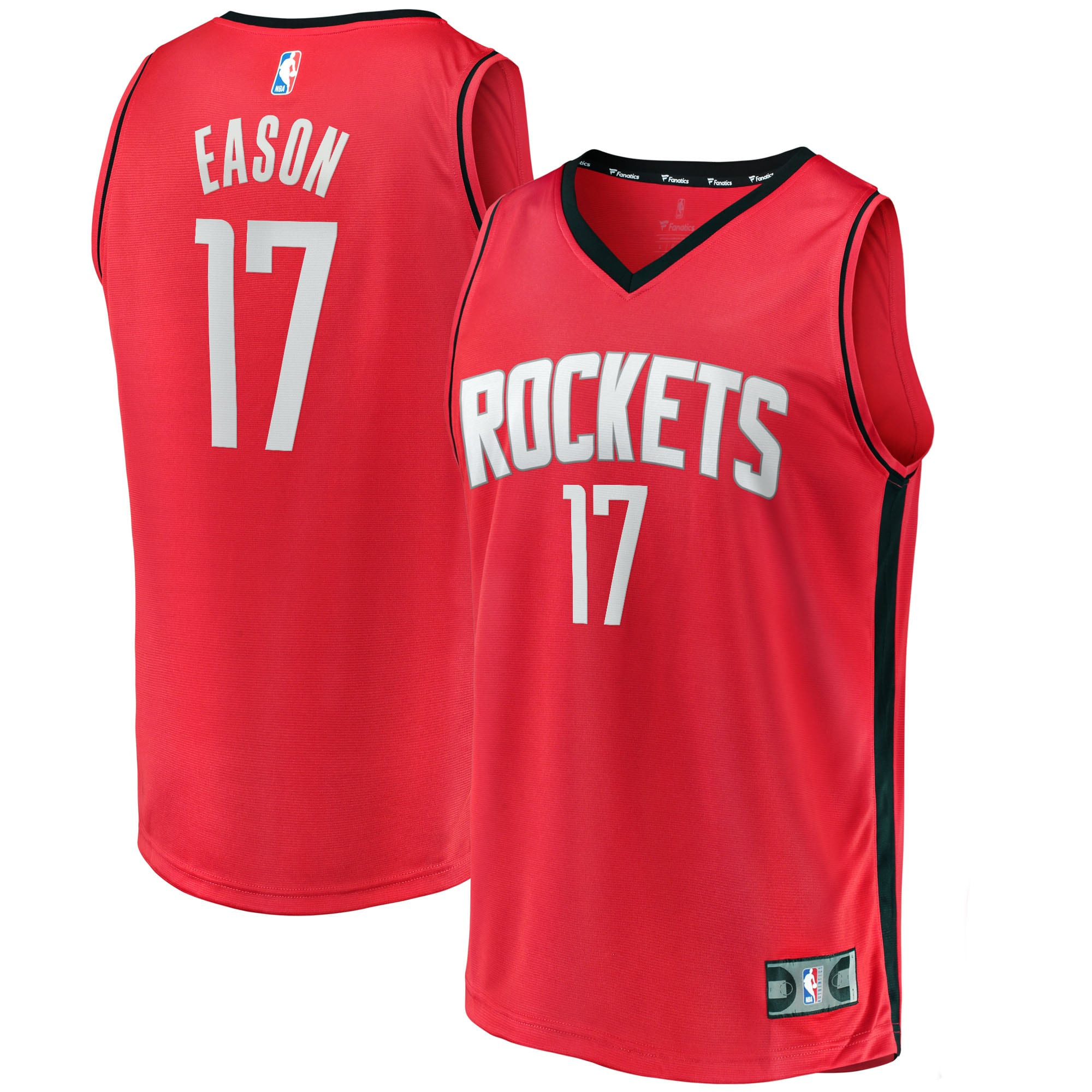 Tari Eason Houston Rockets Fanatics Branded 2022 NBA Draft First Round Pick Fast Break Replica Player Jersey – Icon Edition – Red NBA