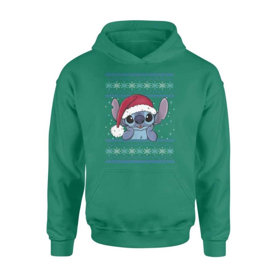 Lilo & Stitch Christmas Stitch Ugly Sweater Stylecl - Standard Hoodie ...