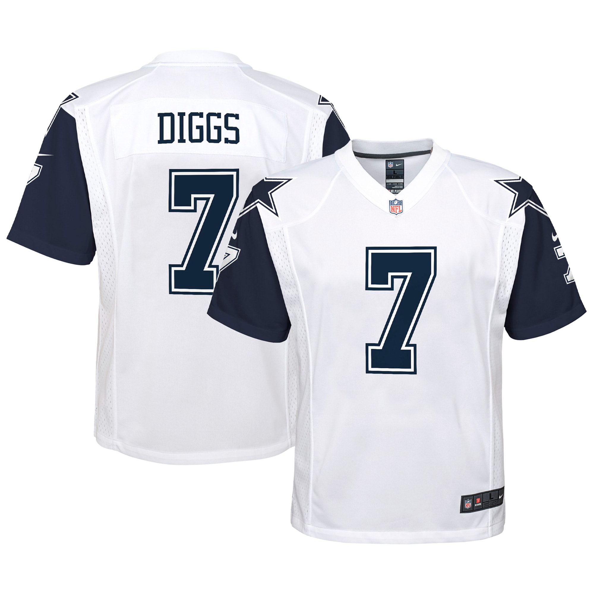 Trevon Diggs Dallas Cowboys Youth Alternate Game Jersey – White