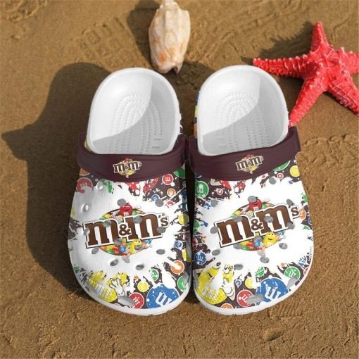 M And Ms Candy Socola Funny Brown Comfortable For Man And Women  3D Crocband Clog