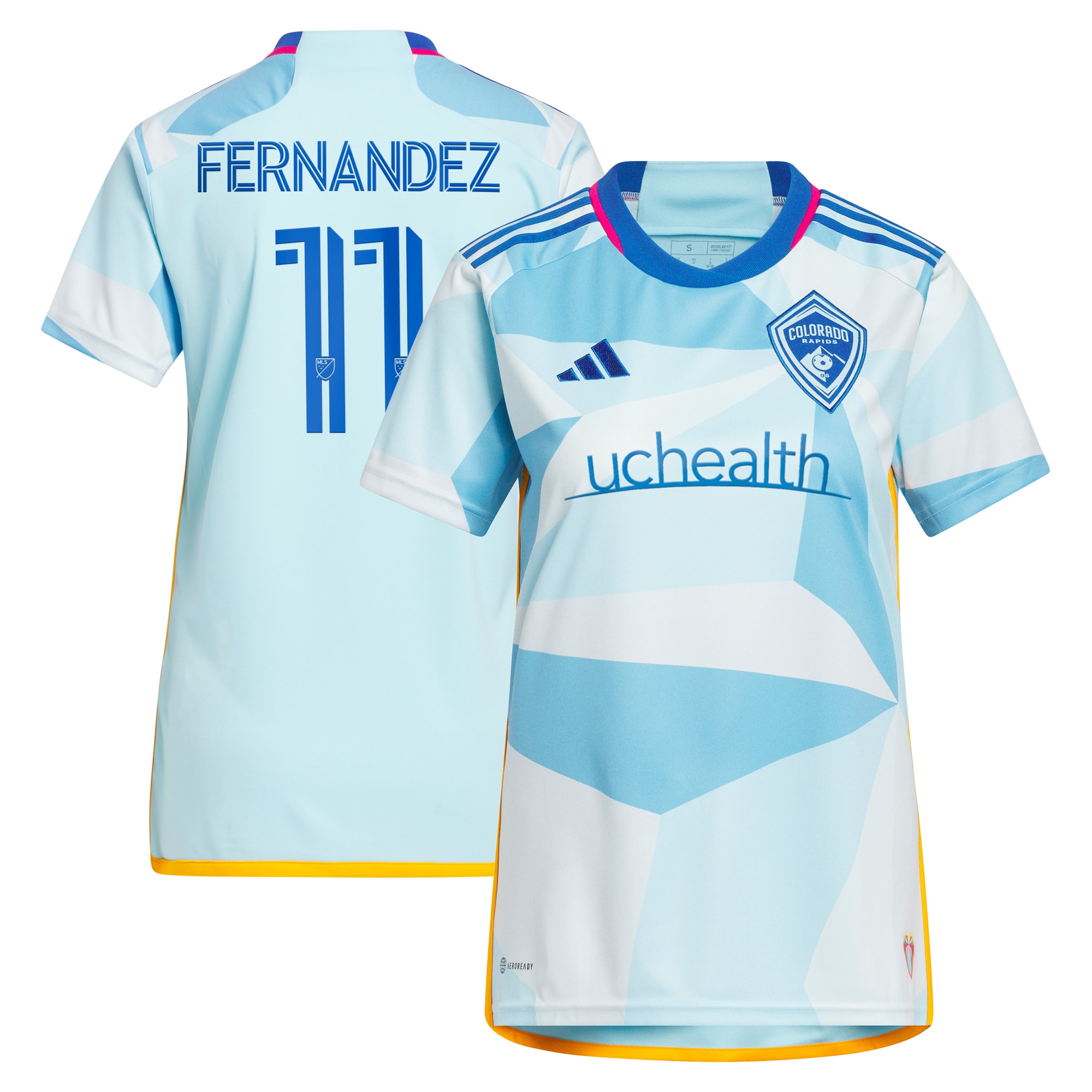 Omir Fernandez Colorado Rapids Women's 2024 New Day Kit Replica Player Jersey – Light Blue