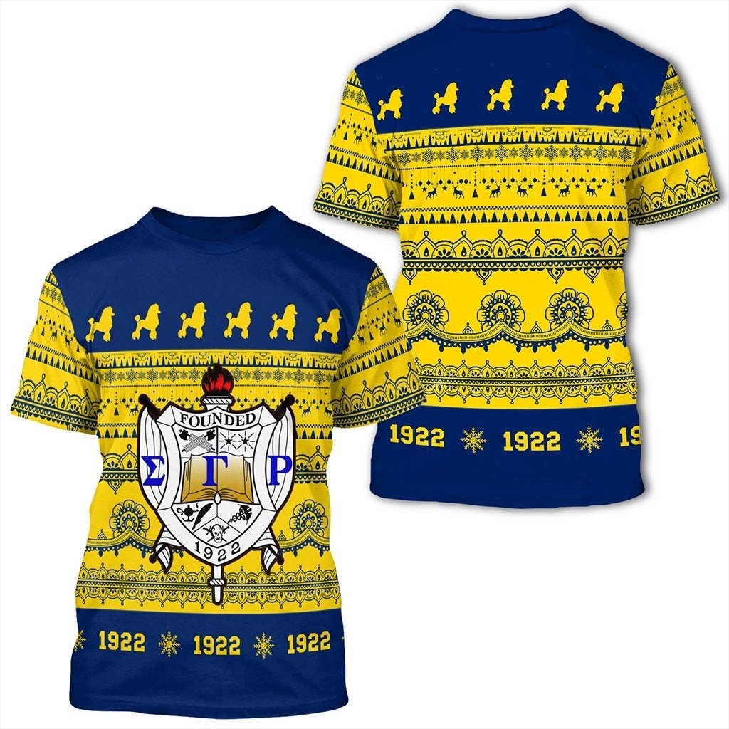 Sorority Tshirt – Sigma Gamma Rho Xmas Establish Year Tshirt