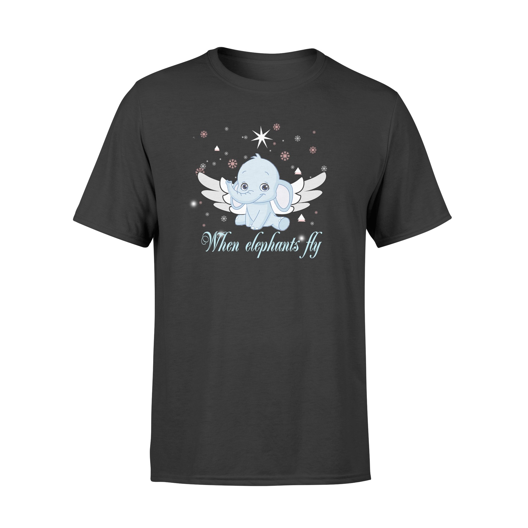 Elephant When Elephant Fly Unisex T-Shirt Hoodie Sweatshirt Plus Size S-5Xl