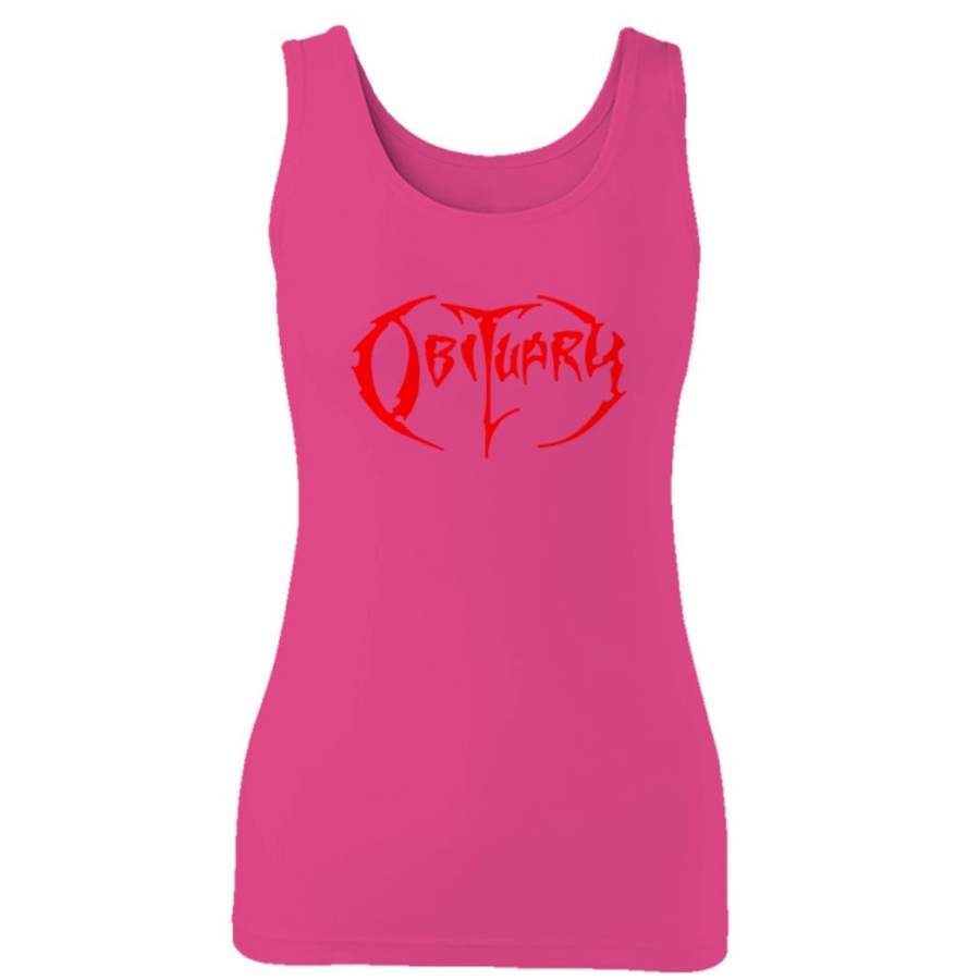 Obituary Death Metal Band Logo Six Feet Under Carcass Woman’s Tank Top T-Shirt