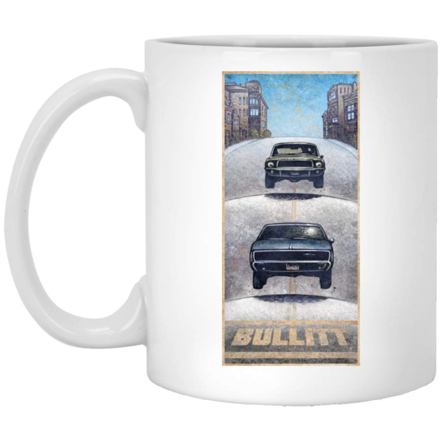 Bullitt Vintage Sport Mug White Mug