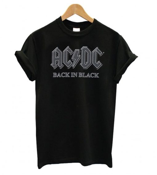 ACDC Back In Black RS T shirt