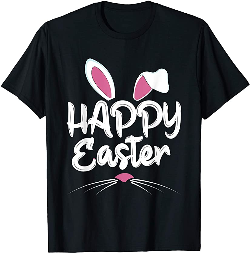 2021 Easter Bunny Rabbit Ears for kids T-Shirt