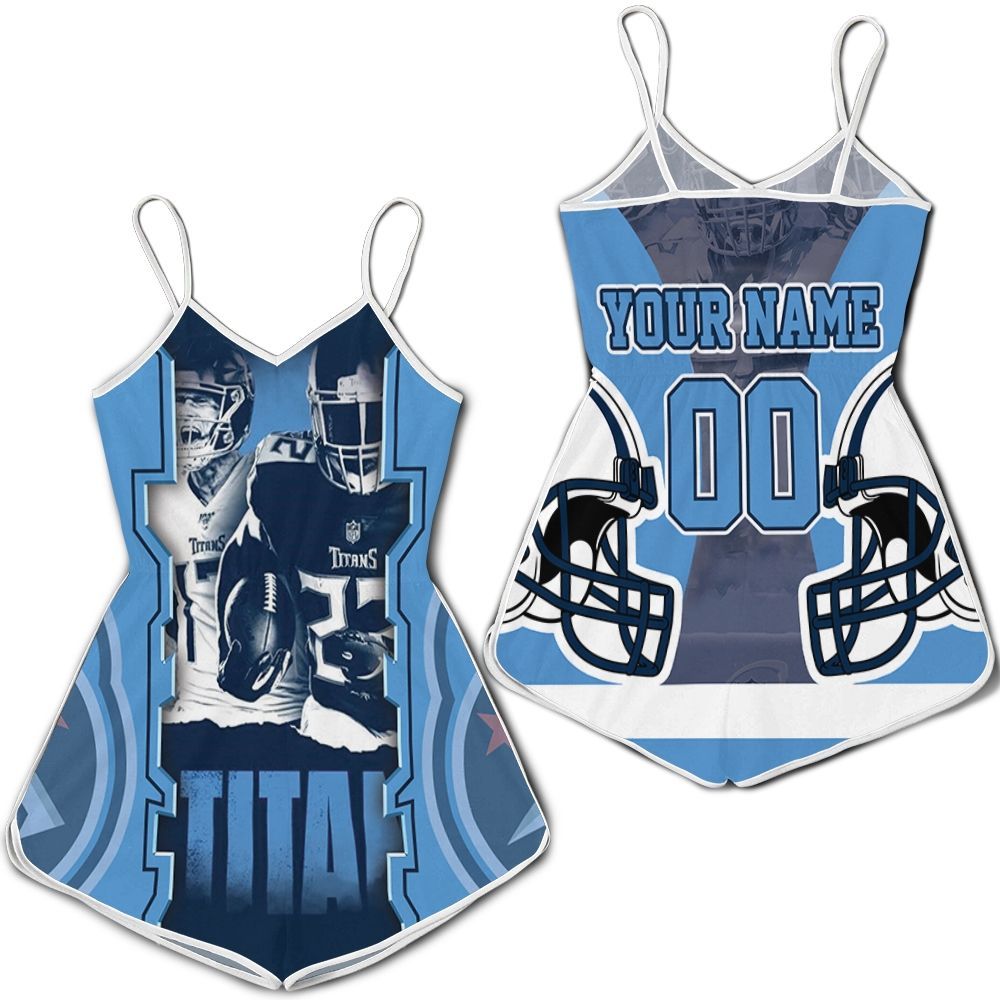 Tennessee Titans Super Bowl 2021 AFC South Division Champions Super Bowl 2021 Personalized 3D Romper