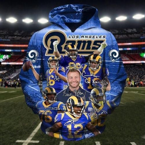 Men / Women Los Angeles Rams 3D Hoodie