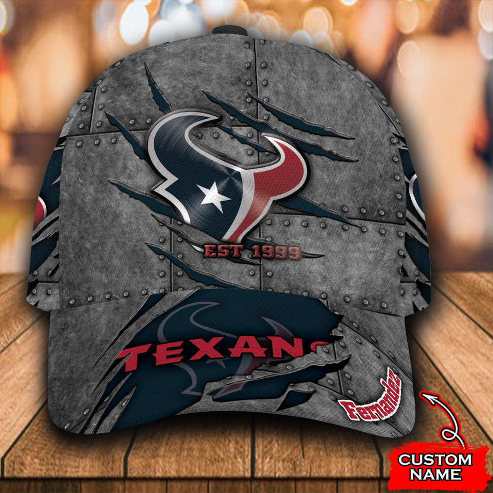 Personalized Houston Texans Est 1999 All Over Print 3D Baseball Cap