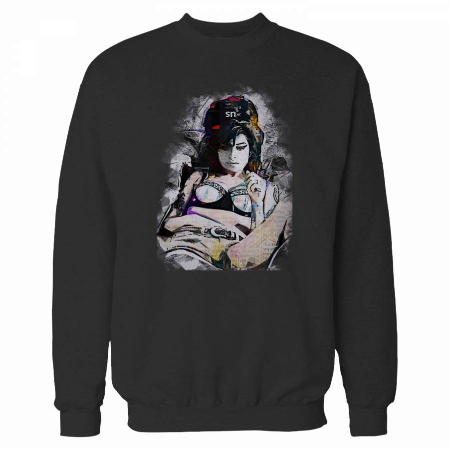 Amy Winehouse Sexy On Bed Amy Jade Sweatshirt