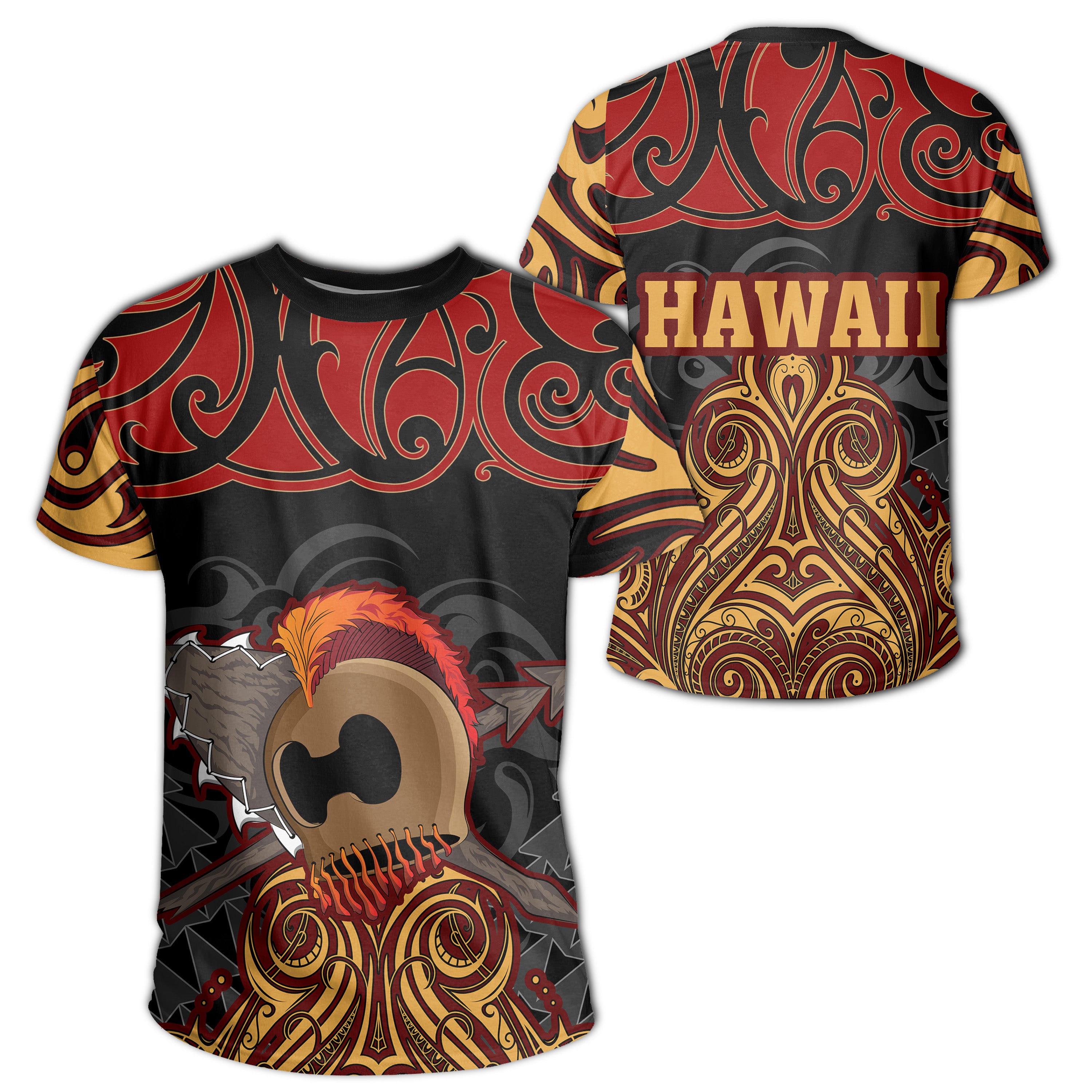 Hawaiian Warrior Polynesian Stock Style Ah Ha70153