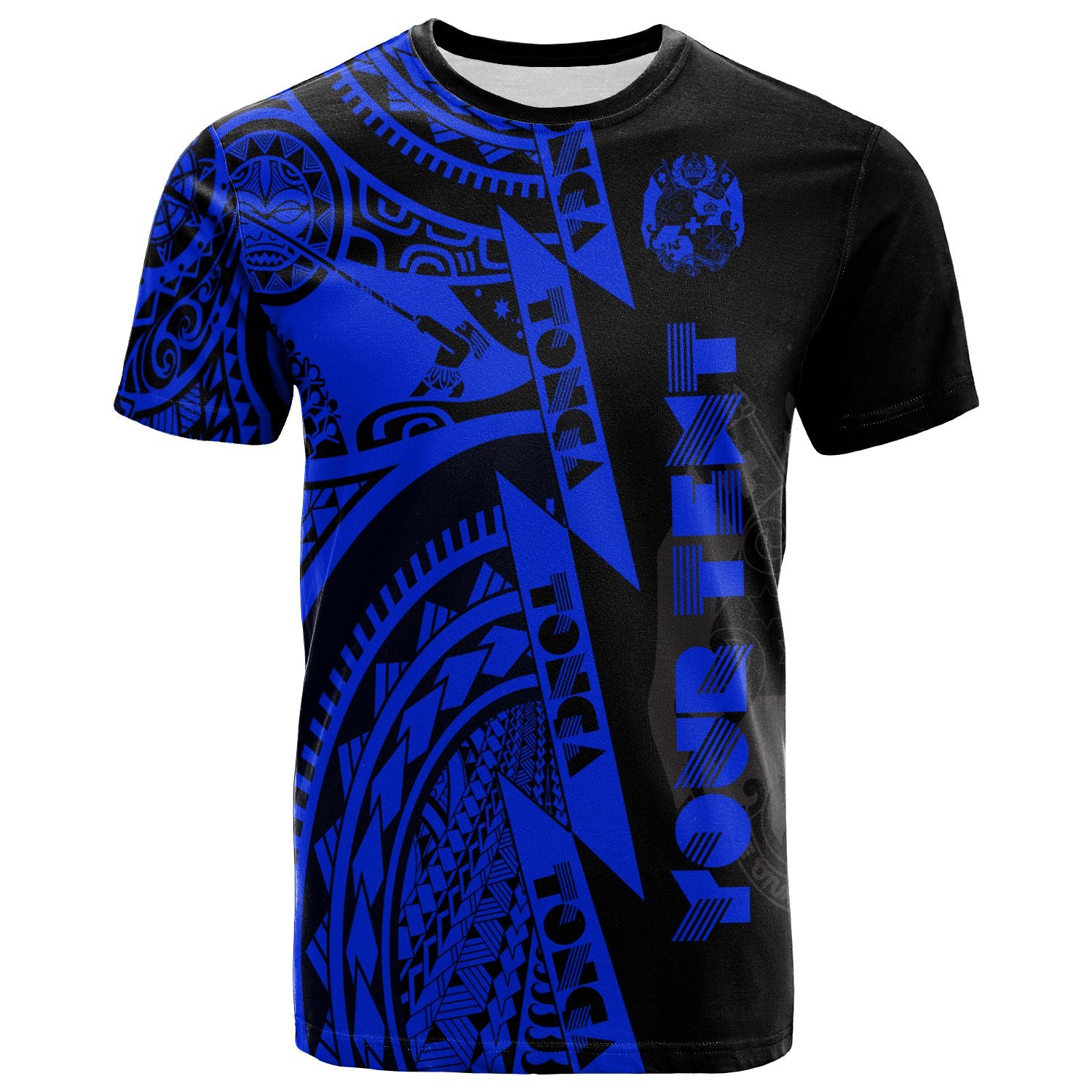 (Personalised) Polynesian Tonga TShirt – Maui Moana Tattoo with Seal Tonga – BN17