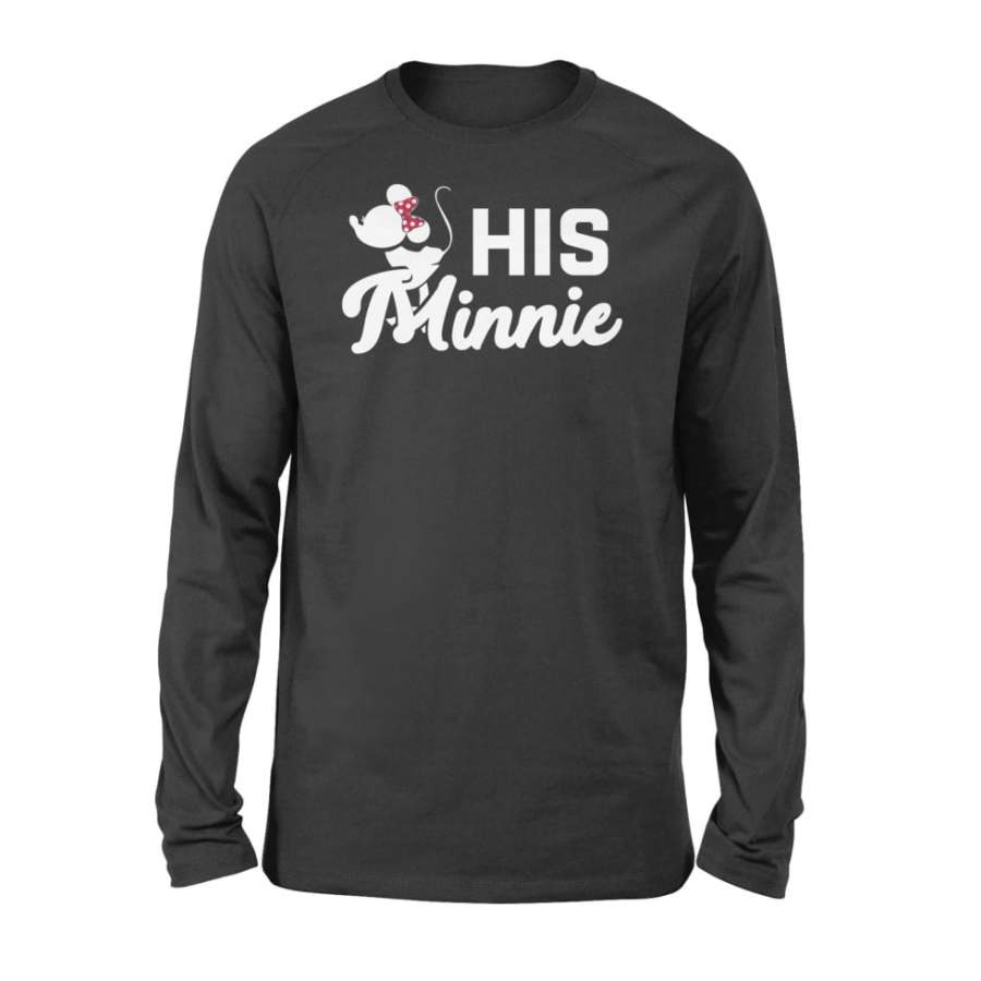 Valentine’s Day Couple Matching Shirt His Minnie – Standard Long Sleeve