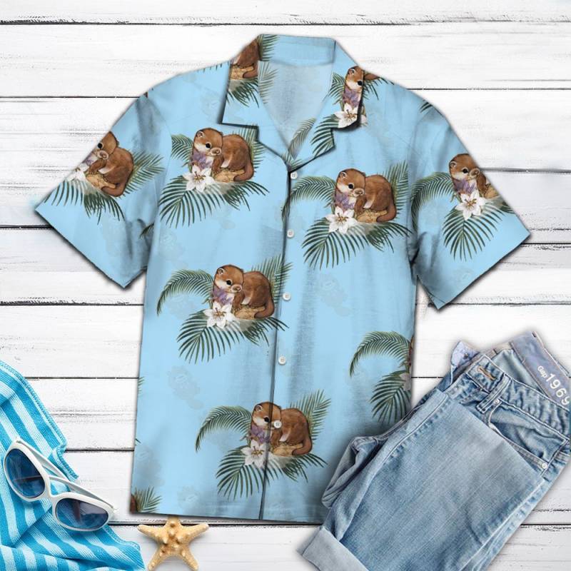 Otter Tropical Hawaii Shirt Ha37042