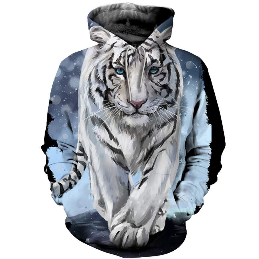 3D All Over Printed Tiger T Shirt Hoodie 51201913