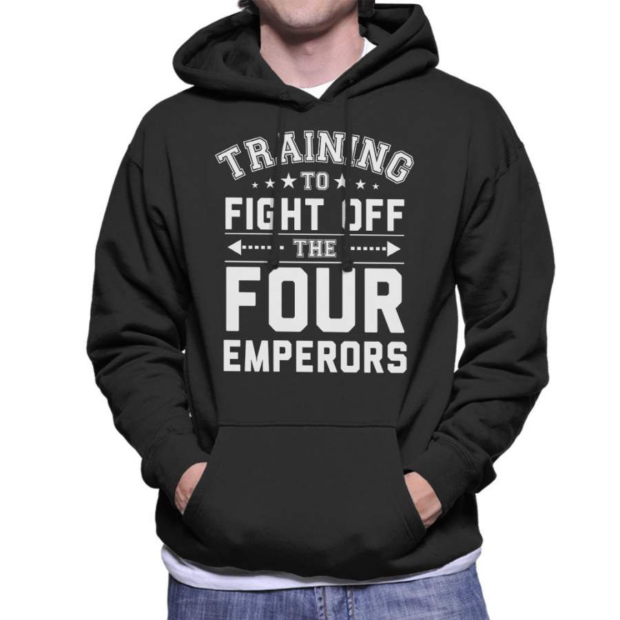 Training To Fight The Four Emperors One Piece Men’s Hooded Sweatshirt