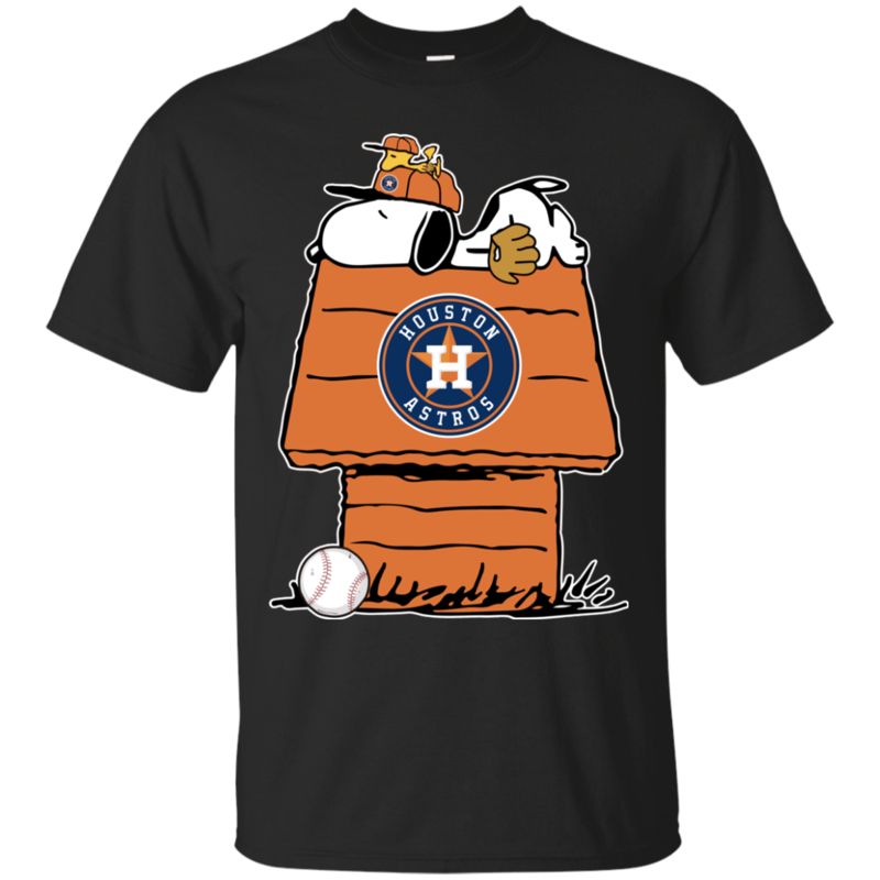 Houston Astros Baseball Snoopy The Peanuts T-Shirts Sweatshirts Hoodies