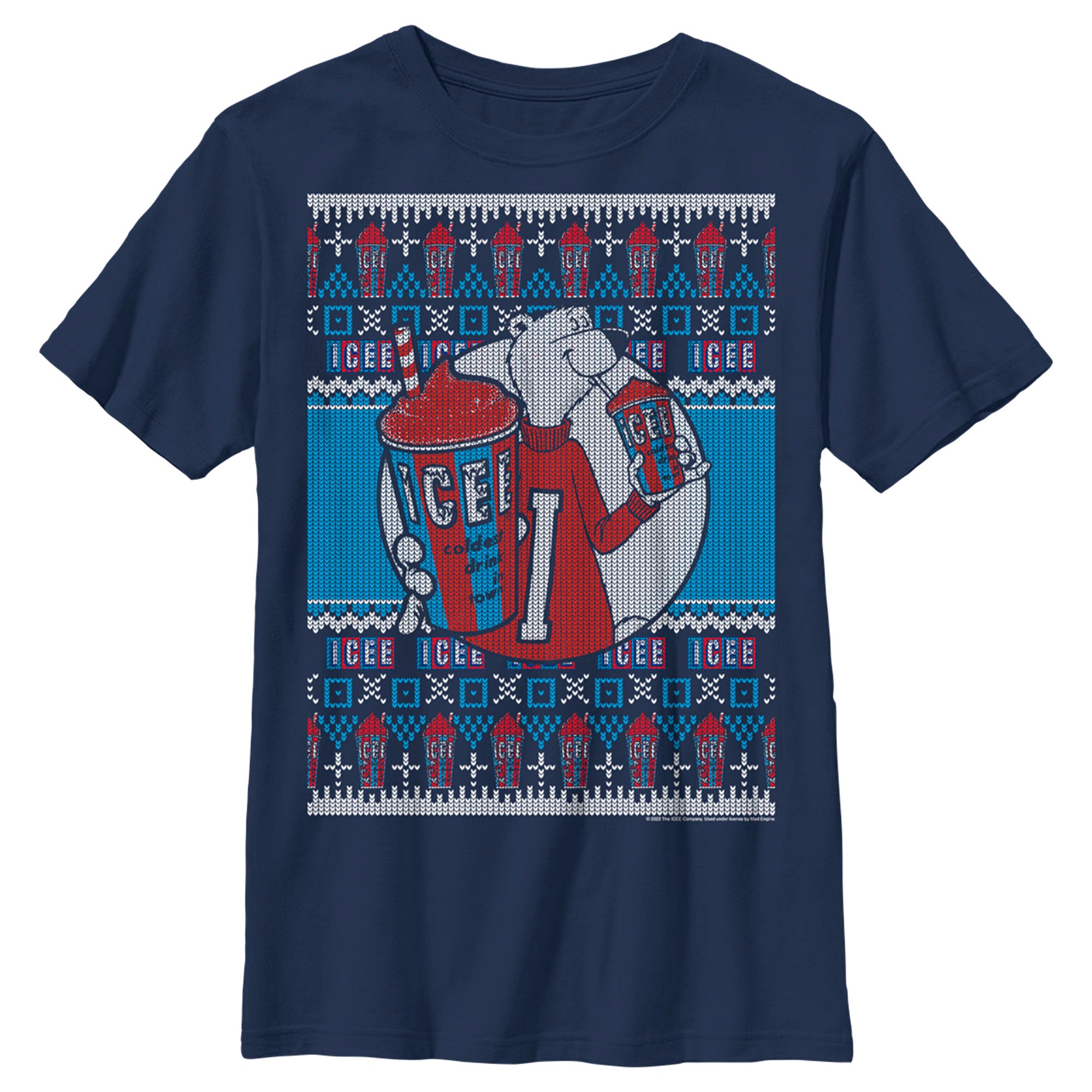 Boy’S Icee Bear Ugly Sweater T-Shirt