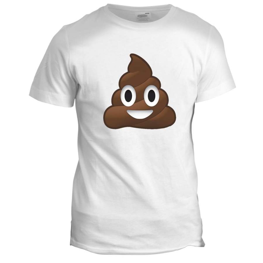 Poo Poop Emoji Emoticon Funny Geek Tumblr Present Secret Santa Xmas T Shirt