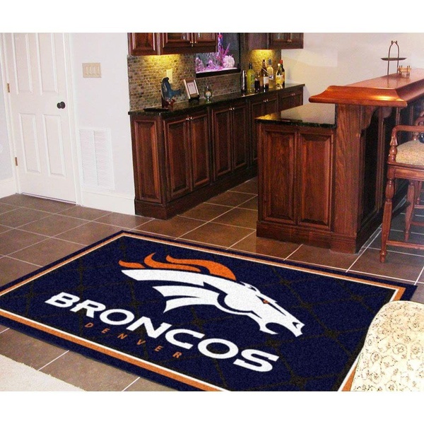 The 20 Rug Denver Broncos rug, Football rug Floor Decor