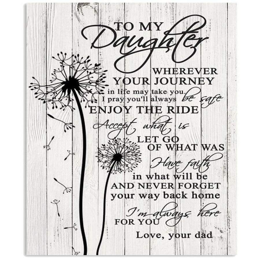 DAD TO MY DAUGHTER Vertical Poster