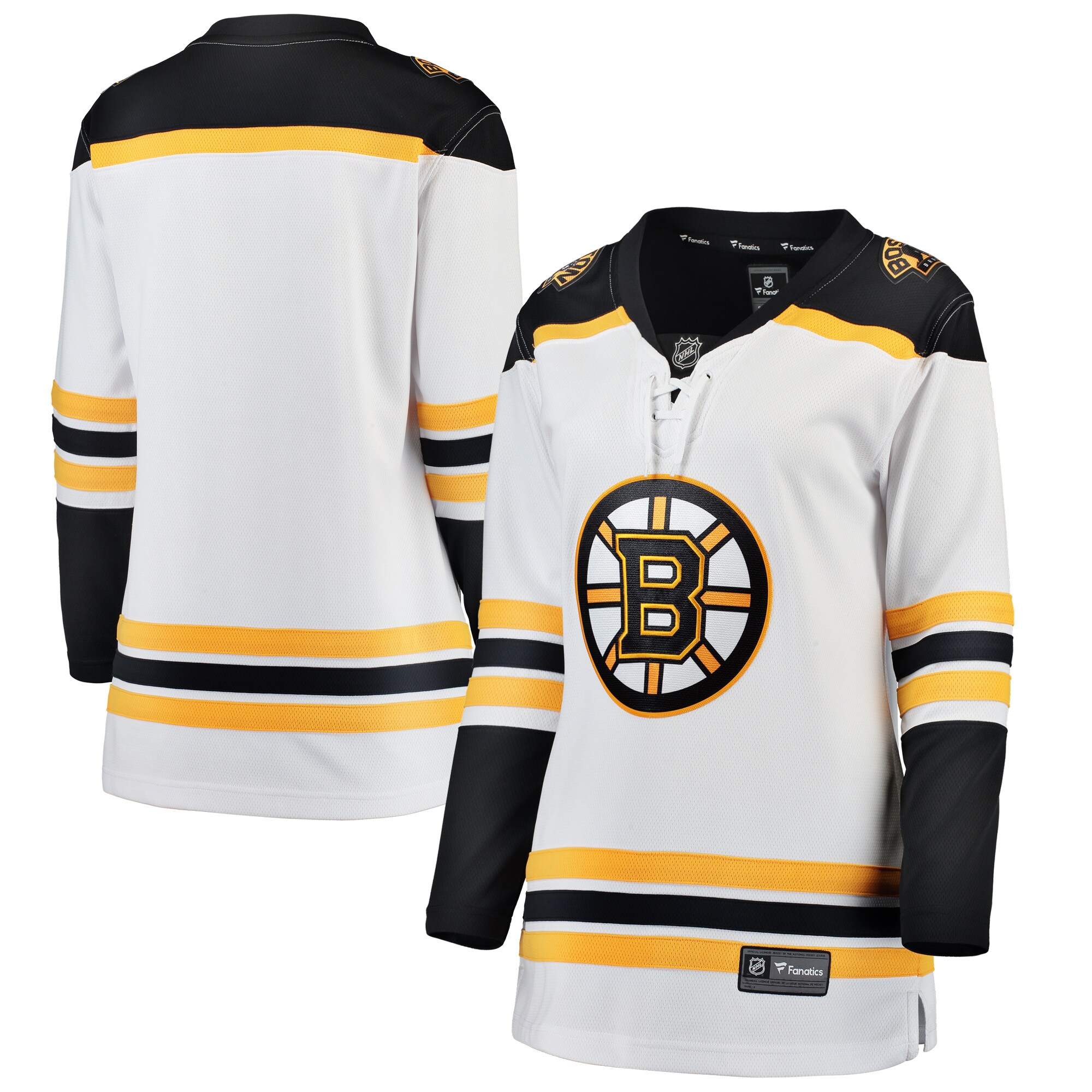 Boston Bruins Branded Women's Away Breakaway Jersey – White