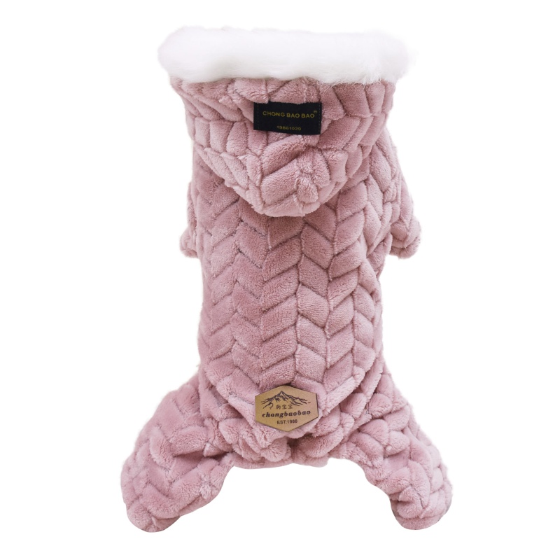 Winter Pet Dog Clothes Thicker Polyester Cotton Coat Jumpsuit Four-legged Down Jacket For French Bulldog Puppy Chihuahua alx