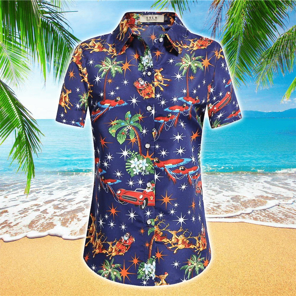 Christmas Deer Hawaii Shirt For Lovers Aloha Ha55466