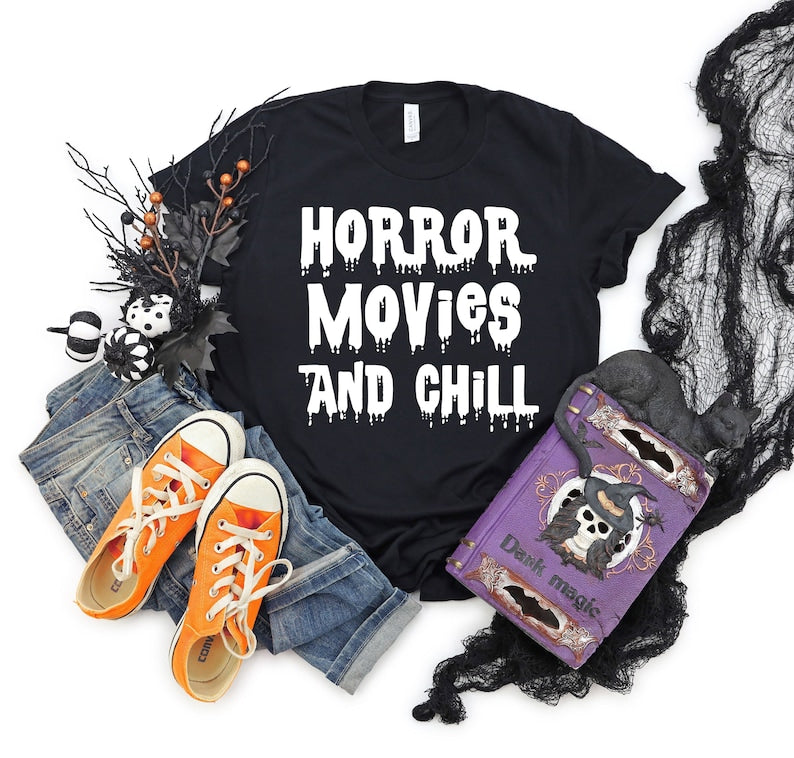 Horror Movie Shirt, Scary Movie Tshirt, Halloween Pajamas, Horror Movie Gifts, Horror Movie T-Shirt, Spooky Tee, Halloween Scary Shirt